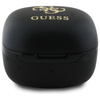 Guess słuchawki Bluetooth GUTWSJ144ESK    TWS + stacja dokująca czarny/black Iridescent 4G Printed Logo