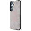 Etui Guess 4G Round Patch Classic Logo   MagSafe do Samsung Galaxy S25+ różowy