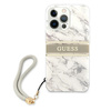 Guess GUHCP13XKMABGR iPhone 13 Pro Max6,7" szary/grey hardcase Marble Strap Collection