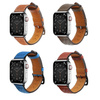 STRAP LEATHER LEATHER STRAP FOR APPLE WATCH SE, 8, 7, 6, 5, 4, 3, 2, 1 (41, 40, 38 MM) BAND BRACELET RED