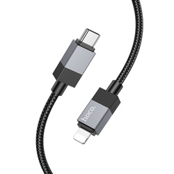 Kabel USB C do Lightning Hoco PD 27W 1 m X110 czarny
