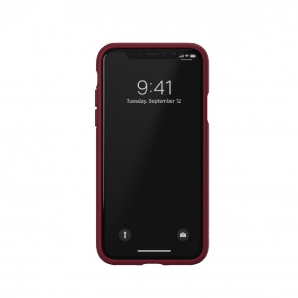Adidas OR Moulded PU Suede iPhone X/XSburgundowy/collegiate burgundy 33282