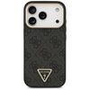 Etui Guess 4G Triangle Logo MagSafe do   iPhone 17 Pro czarny złoty