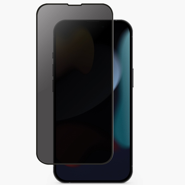 UNIQ Optix Privacy iPhone 14 6.1" / 13 6.1" / 13 Pro 6.1" prywatyzujące szkło hartowane z aplikatorem