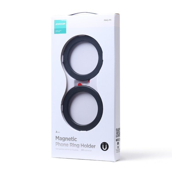 JOYROOM SET OF MAGNETIC MOUNT RINGS FOR SMARTPHONE / TABLET 2 PCS BLACK (JR-MAG-M1)