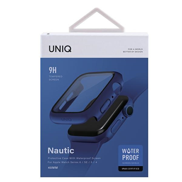 UNIQ etui Nautic Apple Watch Series      4/5/6/SE/SE3 40mm niebieski/blue