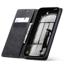 Spacecase Etui Wallet iPhone 16E black
