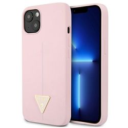Guess GUHCP13MSLTGU iPhone 13 / 14 / 156.1" fioletowy/purple hardcase Silicone Triangle