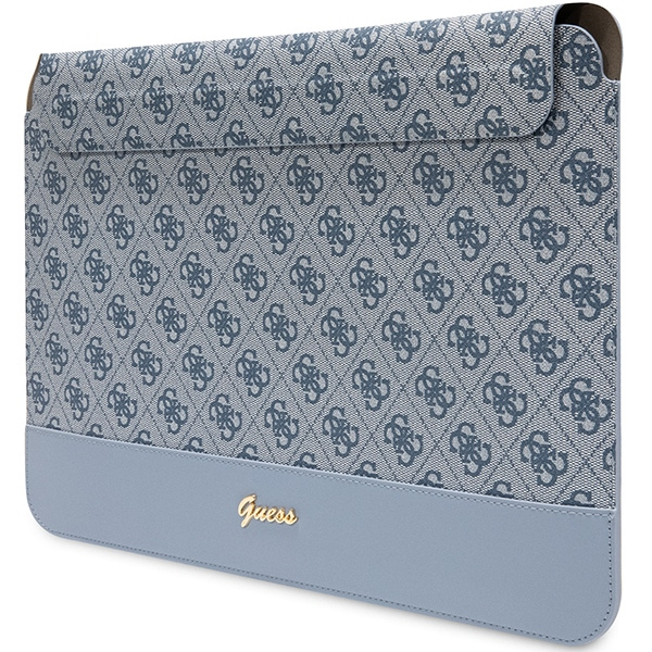 Guess Sleeve GUCS14PS4SGB 14" niebieski/blue 4G Stripe Metal Logo