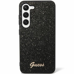 GUESS GUHCS24SHSHGGSHK S24 S921 BLACK/BLACK HARD CASE GLITTER SCRIPT