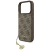 Etui Guess 4G Charms Collection MagSafe  do iPhone 17 Pro brązowy