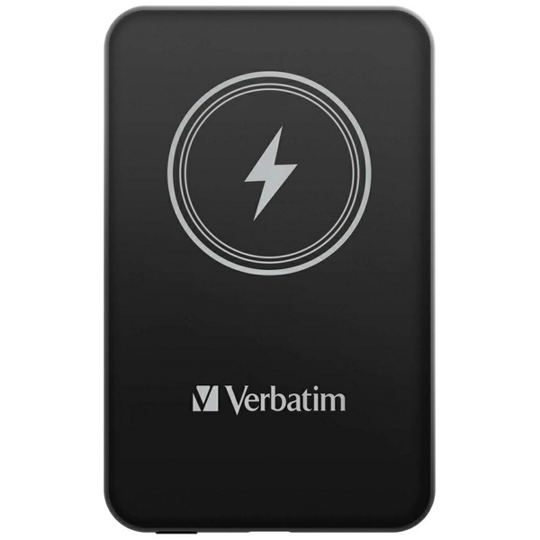 Verbatim Powerbank indukcyjny `n` Go 15W5000mAh Wireless Magnetic czarny/black 32240