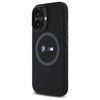 BMW BMHMP16S23SROK iPhone 16 6.1"         czarny/black hardcase M Silicone Printed Ring MagSafe