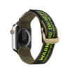 Dux Ducis Strap (Outdoor Version) pasek Apple Watch Ultra, SE, 9, 8, 7, 6, 5, 4, 3, 2, 1 (49, 45, 44, 42 mm) nylonowa opaska bransoleta czarno-zielony