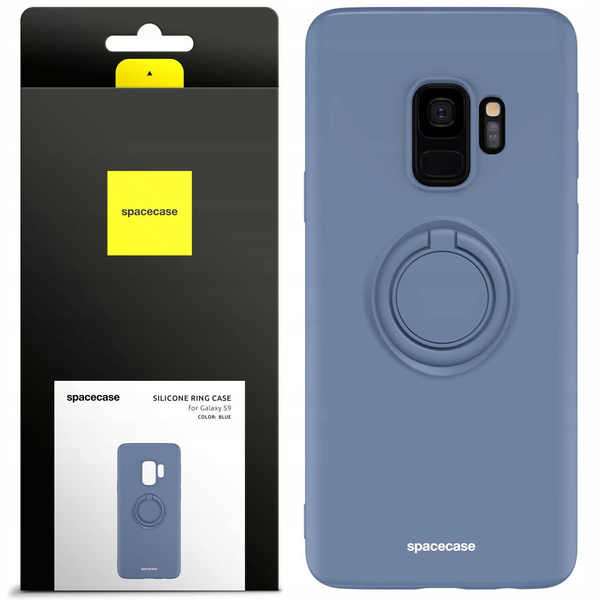 Spacecase Etui Silicone Ring Galaxy S9 blue