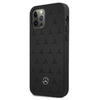 Etui Mercedes Leather Stars Pattern na iPhone 12 Pro Max - czarne