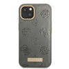 Guess GUHMP13MSAPSTG iPhone 13 / 14 / 15 6.1" szary/grey hardcase Peony Logo Plate MagSafe