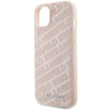 Karl Lagerfeld Quilted K Pattern case for iPhone 15 Plus / 14 Plus - pink