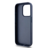 DKNY DKHCP15LPRTHSLB iPhone 15 Pro6.1" niebieski/blue hardcase Leather Mono Stripe & Metal Logo