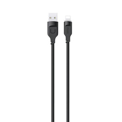 USAMS KABEL LIGHTNING FAST CHARGING 2,4A LITHE SERIES 1,2M CZARNY /BLACK SJ565USB01(US-SJ565)