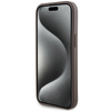 Guess GUHCP15SPGS4TDW iPhone 15 / 14 / 13 6.1" brązowy/brown hardcase Grip Stand 4G Triangle Strass