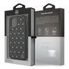 Mercedes MEHCP12MESPBK iPhone 12/12 Pro 6,1" czarny/black hardcase Silver Stars Pattern
