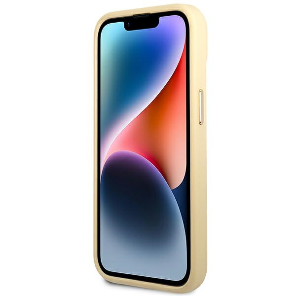 Guess GUHCP14MHGCRHD iPhone 14 Plus / 15 Plus 6.7" złoty/gold hardcase Croco Collection