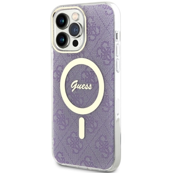 Guess GUHMP14XH4STU iPhone 14 Pro Max6.7" purpurowy/purple hardcase 4G MagSafe