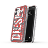 DIESEL SNAP CASE CLEAR IPHONE 12 MINI CZERWONY