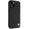 Etui BMW Leather Quilted na iPhone 14 - czarne