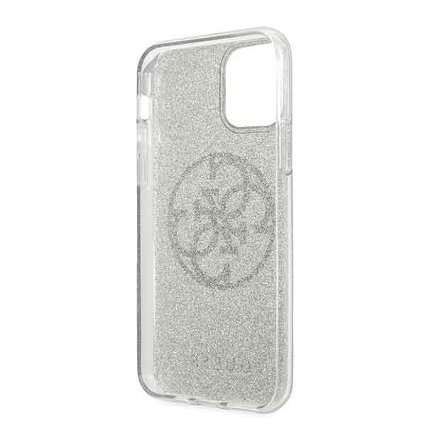 Guess GUHCN58PCUGLKA iPhone 11 Prokhaki hard case 4G Circle Glitter