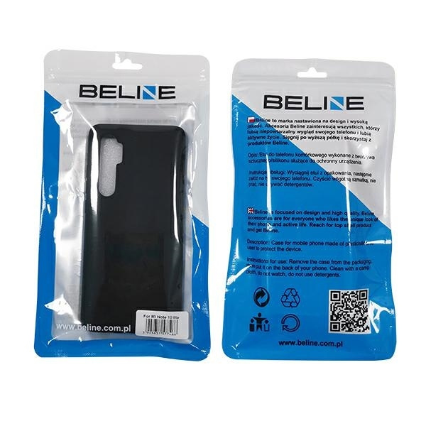 Beline Etui Silicone Xiaomi Mi Note 10 Lite czarny/black