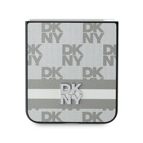 DKNY DKHCZF6PCPTSSE Z Flip6 F741beżowy/beige Chequered Pattern Printed Stripes
