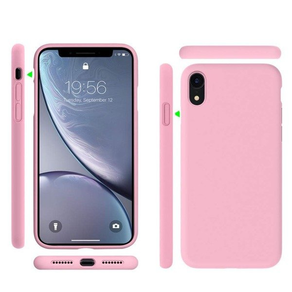 ETUI SILICONE CASE IPHONE XS MAX RÓŻOWY