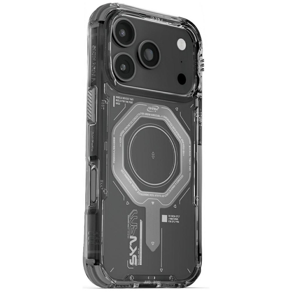 Etui Skinarma Magma do iPhone 17 Pro     Magnetic Charging grafitowy