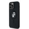 Karl Lagerfeld KLHMP14XSCMKCRHK iPhone 14 Pro Max 6.7" czarny/black hardcase Silicone Karl & Choupette MagSafe