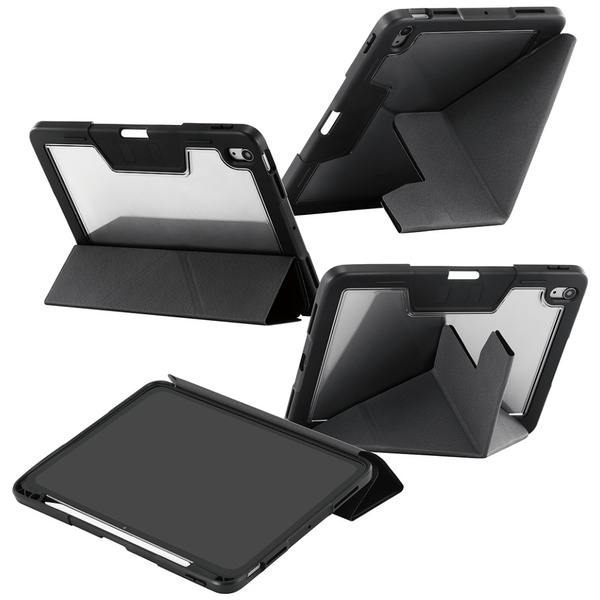 Etui Care by PanzerGlass Y fold do iPad  Air 11" (2024/2025) czarny