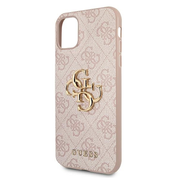 Guess GUHCN614GMGPI iPhone 11 6,1"/ Xr różowy/pink hardcase 4G Big Metal Logo