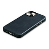 iCarer Oil Wax Premium Leather Case iPhone 14 Magnetic Leather Case with MagSafe Dark Blue (WMI14220701-BU)