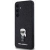 KARL LAGERFELD KLHCSA55GKNPSK A55 A556 BLACK/BLACK HARDCASE FIXED GLITTER IKONIK LOGO METAL PIN