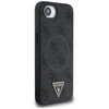 Etui Guess 4G Ring Triangle Logo MagSafe do iPhone 16e czarny