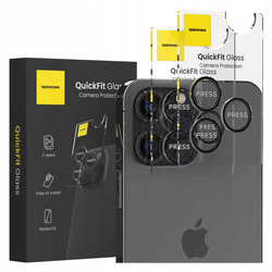 Spacecase Szkło na aparat QuickFit Camera iPhone 13 Pro/13 Pro Max black
