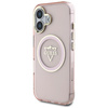 Etui Guess IML Metal Mountain Logo       MagSafe do iPhone 16 różowy