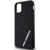 Etui Karl Lagerfeld 3D Rubber Multi Logo do iPhone 11 / Xr - czarne