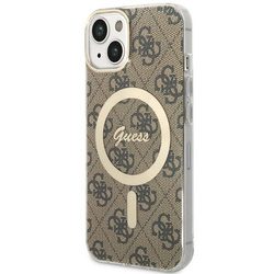 GUESS GUHMP14SH444 IPHONE 14/15/13 6.1 "BROWN / BROWN HARDCASE 4G MAGSAFE