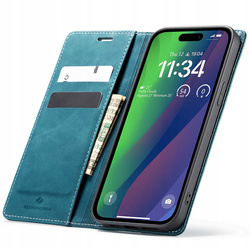 Spacecase Etui Wallet iPhone 15 blue