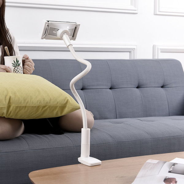 CHOETECH 2IN1 FLEXIBLE PHONE HOLDER WITH WIRELESS CHARGER 10W WHITE (T548-S)