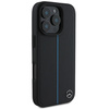 Mercedes MEHMP16L23RURBK iPhone 16 Pro  6.3" czarny/black hardcase MB Blue Line Leather MagSafe