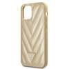 Guess GUHCP12SPUVQTMLBE iPhone12 mini 5,4" złoty/gold hardcase V-Quilted Collection