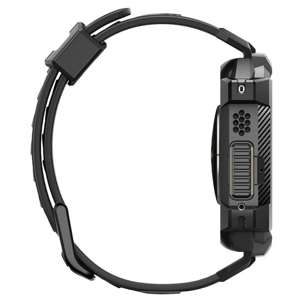 Etui z paskiem Spigen Rugged Armor Pro na Apple Watch Ultra (49 mm) - czarne